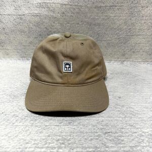 Obey Streetwear Adjustable Dad Cotton Hat Tan Mens One‎ Size Fits All